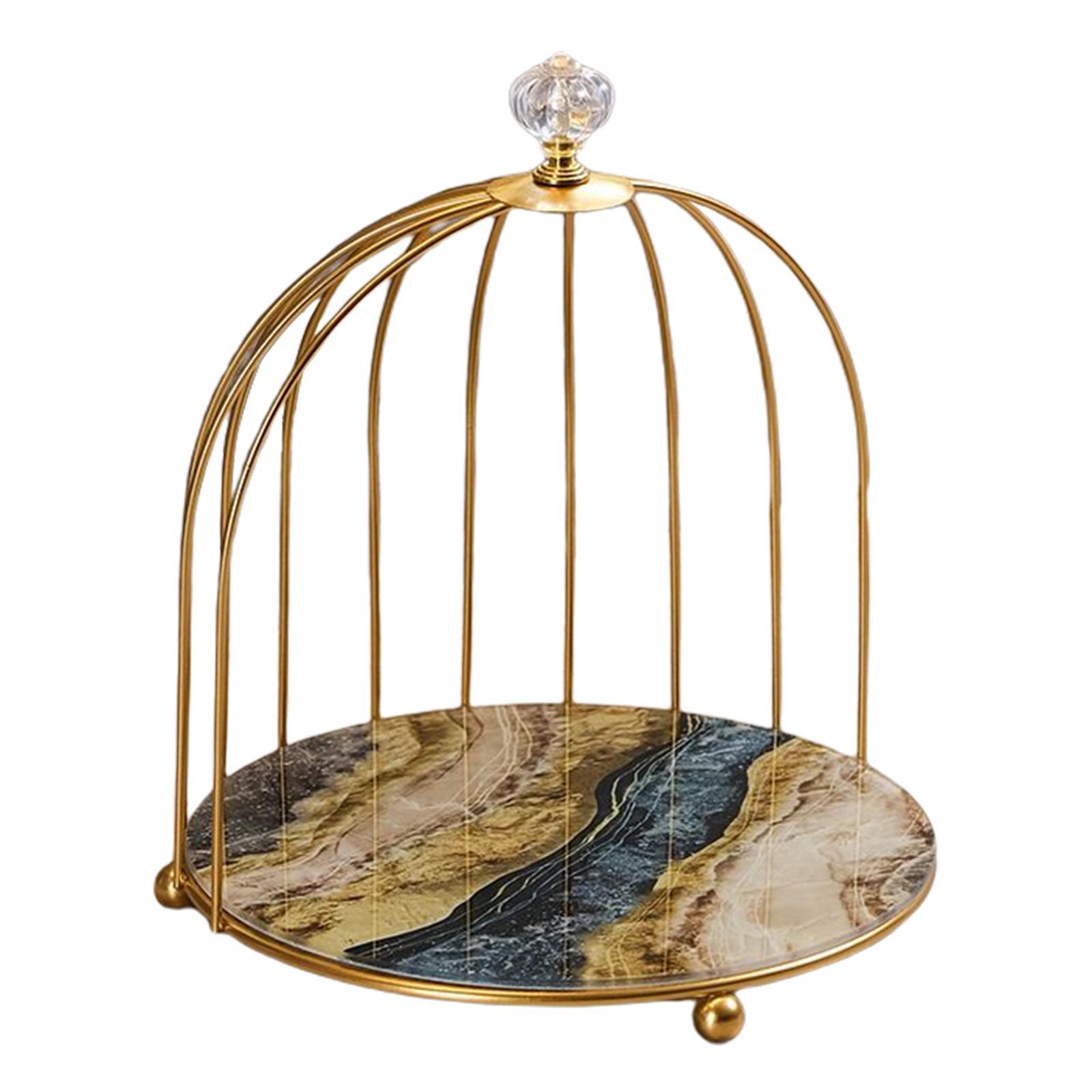 2x Bird Cage Lipstick Perfume Makeup Organizer for Vanity Display Women Girls