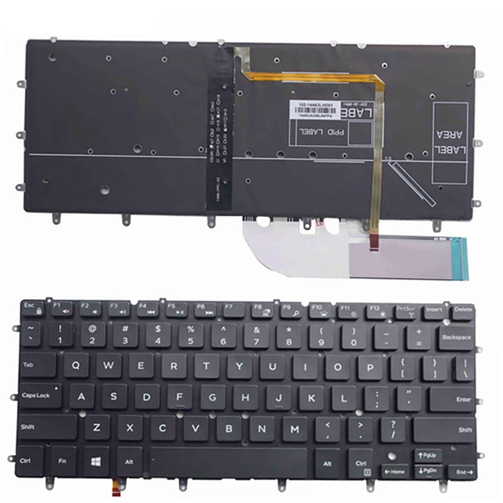 Backlit Keyboard Layout for XPS 13 9343 9350 9360 Computers PC