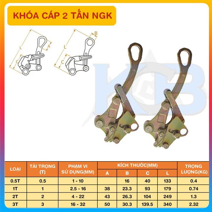 Cóc Kẹp Cáp 2 Tấn NGK