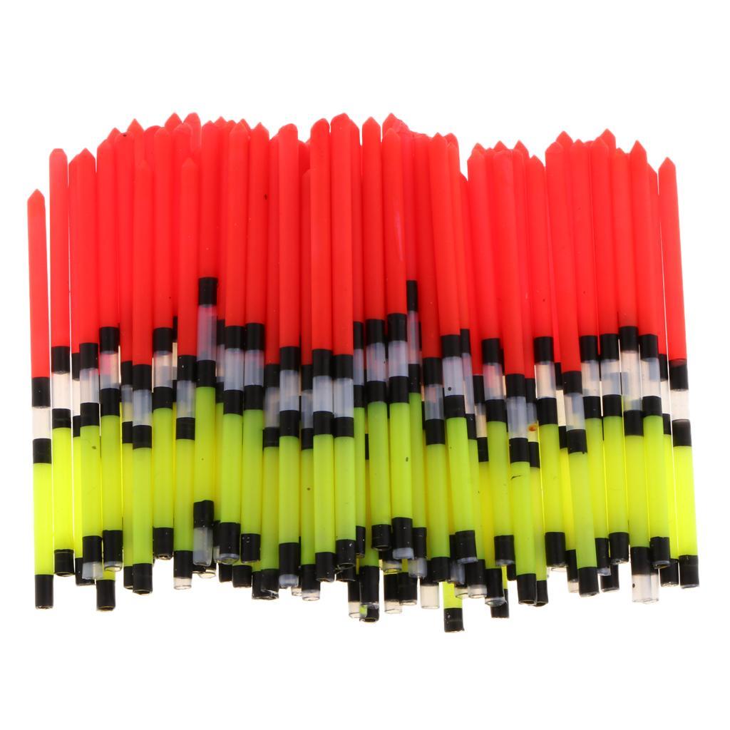 100x  Fishing Float Floating Stick Tube Super Buoyancy Sensitivity