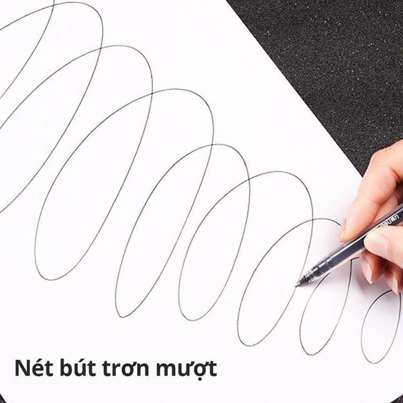 Bút Gel 0.5 mm - Deli EG118-PK - Mực Hồng