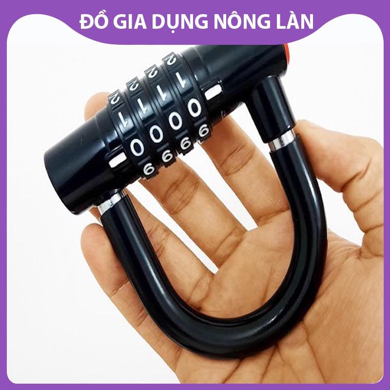 Ổ khóa chữ U mini 4 mã số bảo đảm an toàn cho tài sản NL Shop