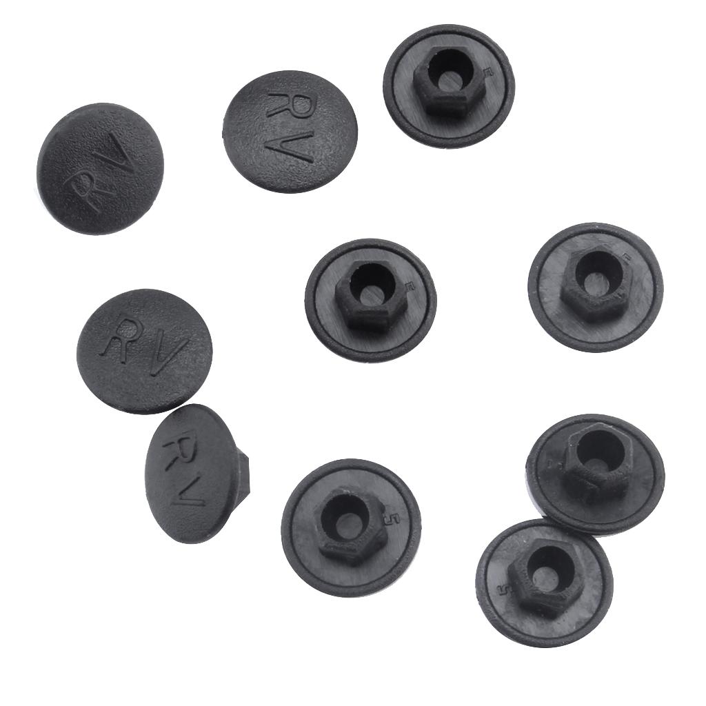 10 Cái Hex Ổ Cắm Allen Bolt Vít Hexagon Head Cover Cap Bảo Vệ M5