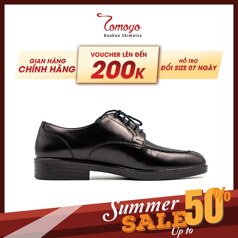 Giày Tây Nam Derby Công Sở Da Bò Cao Cấp TMN30701