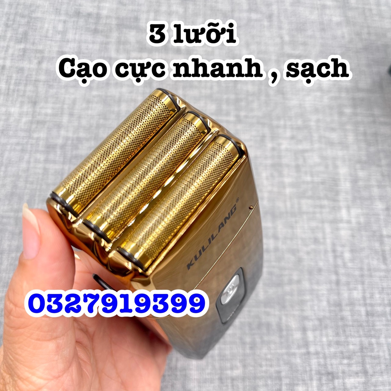 Máy cạo râu - máy cạo khô 3 lưỡi cao cấp R11