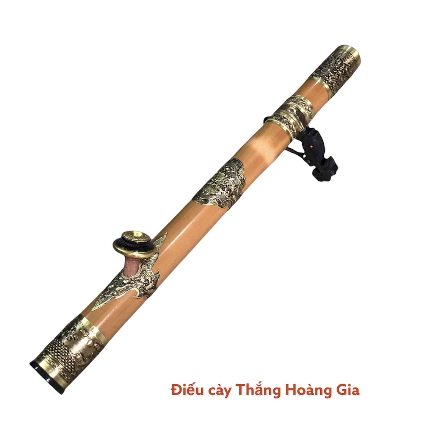 Điếu cày bọc đồng nổi dài 65cm