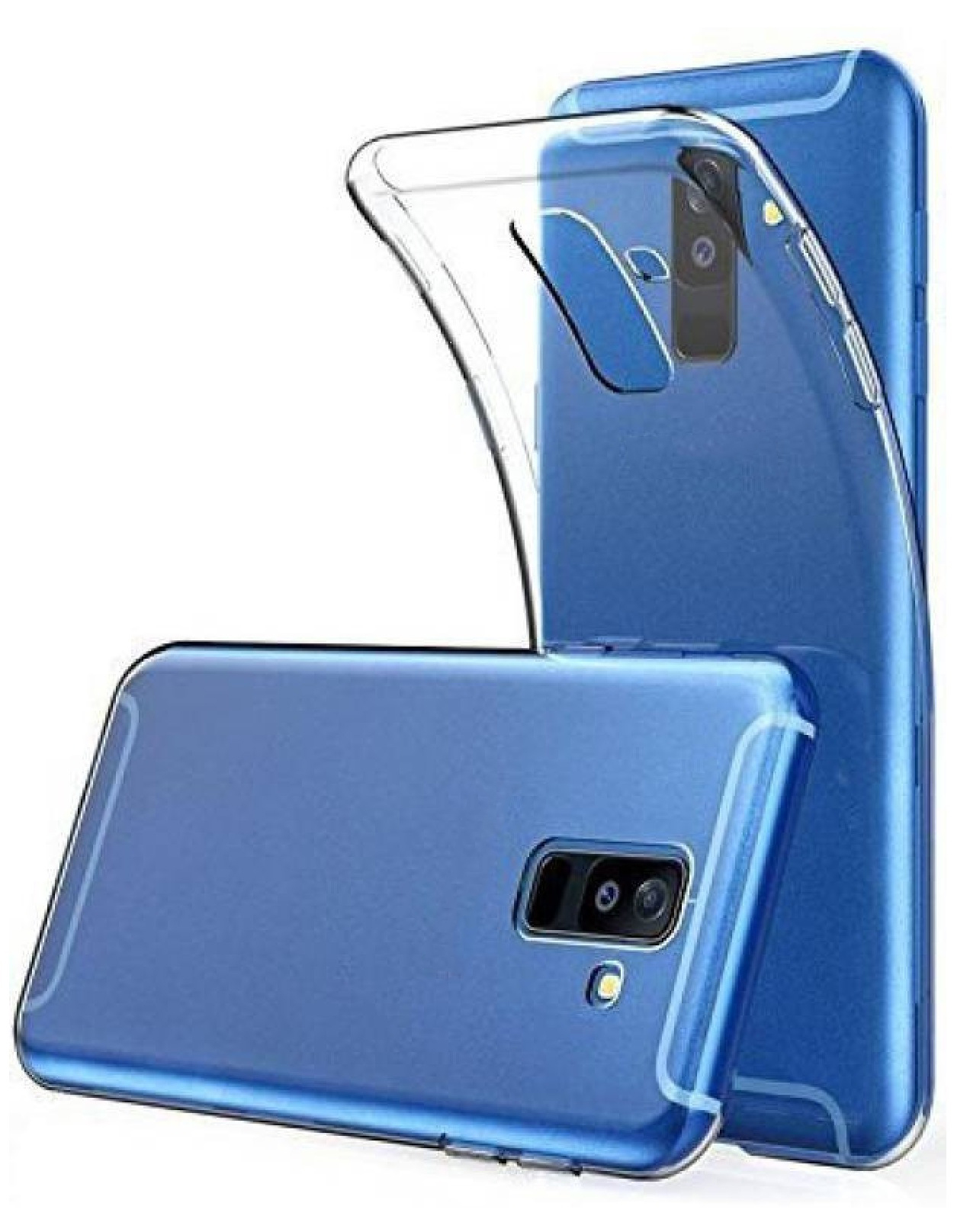 Ốp lưng cho Samsung Galaxy A6 Plus dẻo, trong suốt