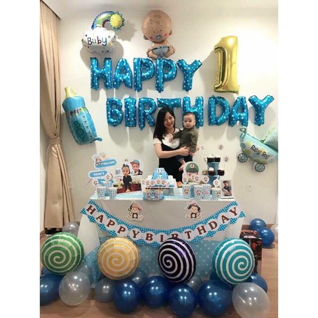 Bóng tráng nhôm trang trí hình xe nôi