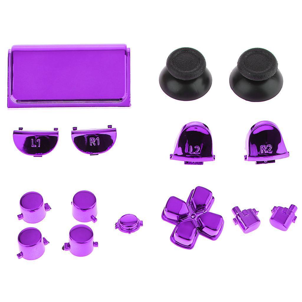 Replacement Full Buttons Custom Mod Kit for Sony PS4 Pro Controller Green