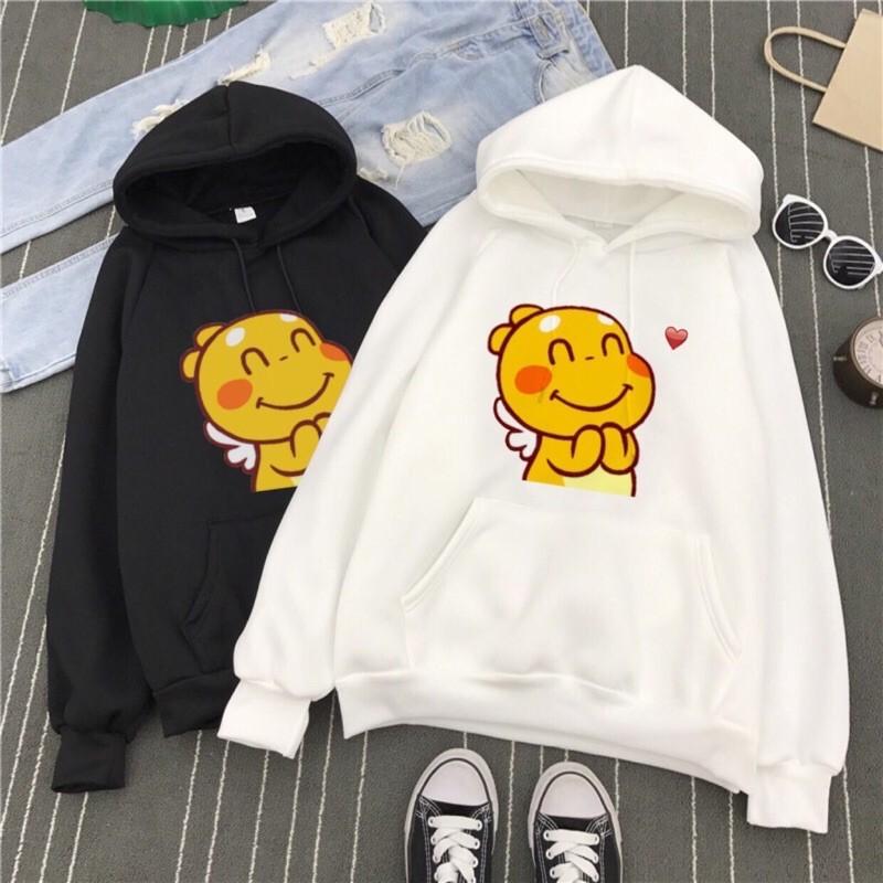 Hoodie khủng long vàng dễ thương