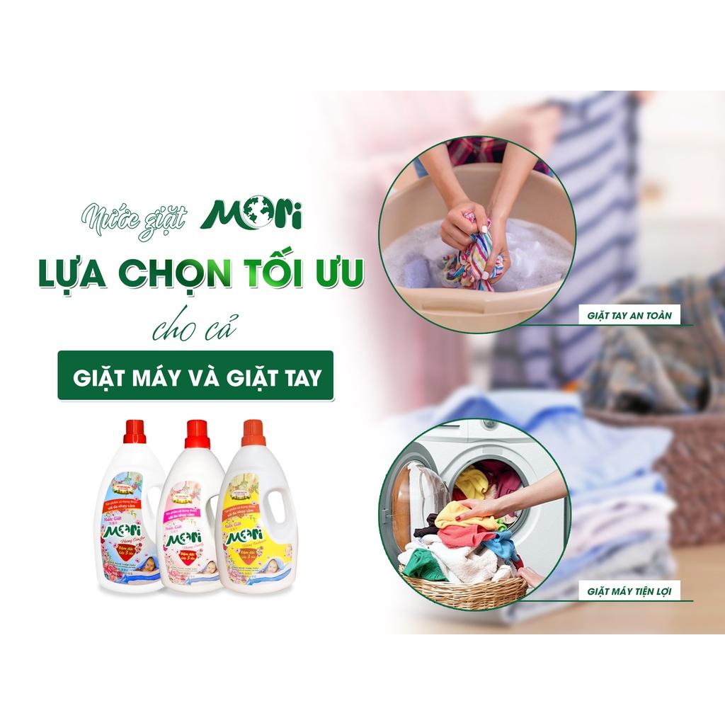 Nước Giặt Xả Cao Cấp Mori Lưu Hương Bền Lâu Can 2 Lít