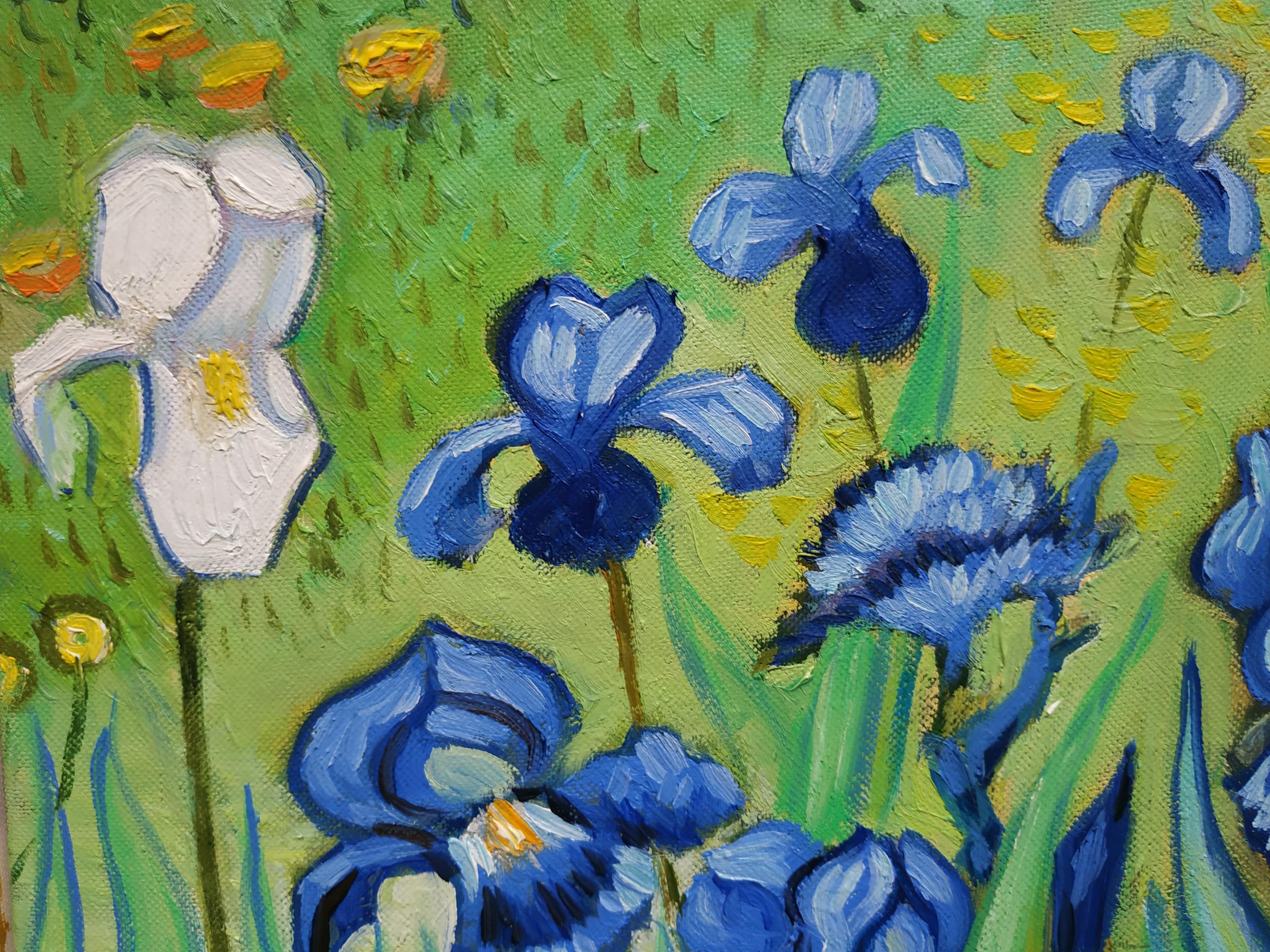 Bộ 3 Tranh Van Gogh - Sơn Dầu vẽ Tay 100% (kích thước mỗi bức 30-60cm)