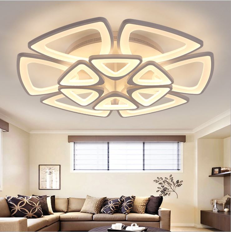 Đèn trần BIE kiểu dáng sang trọng 3 chế độ ánh sáng - kèm bóng LED chuyên dụng và điều khiển từ xa