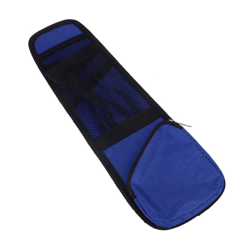 Universal Car Seat Side Storage Bag Pocket Organizer Bag Hanger Holder Blue