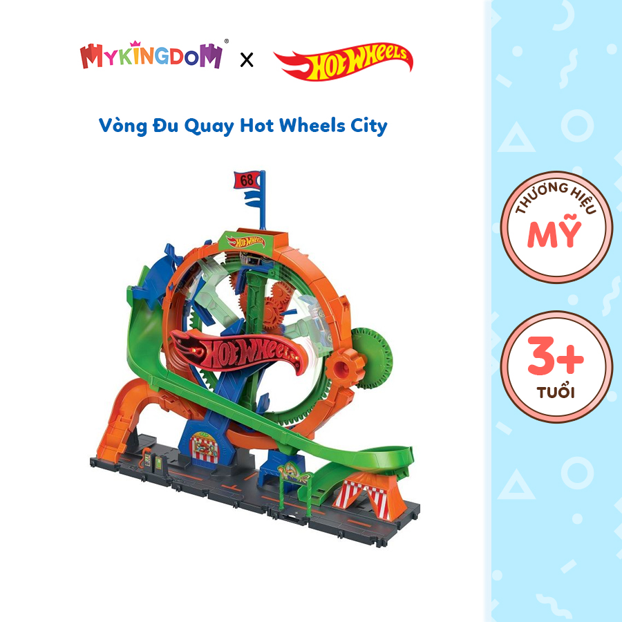 Đồ Chơi HOT WHEELS Vòng Đu Quay Hot Wheels City HKX46