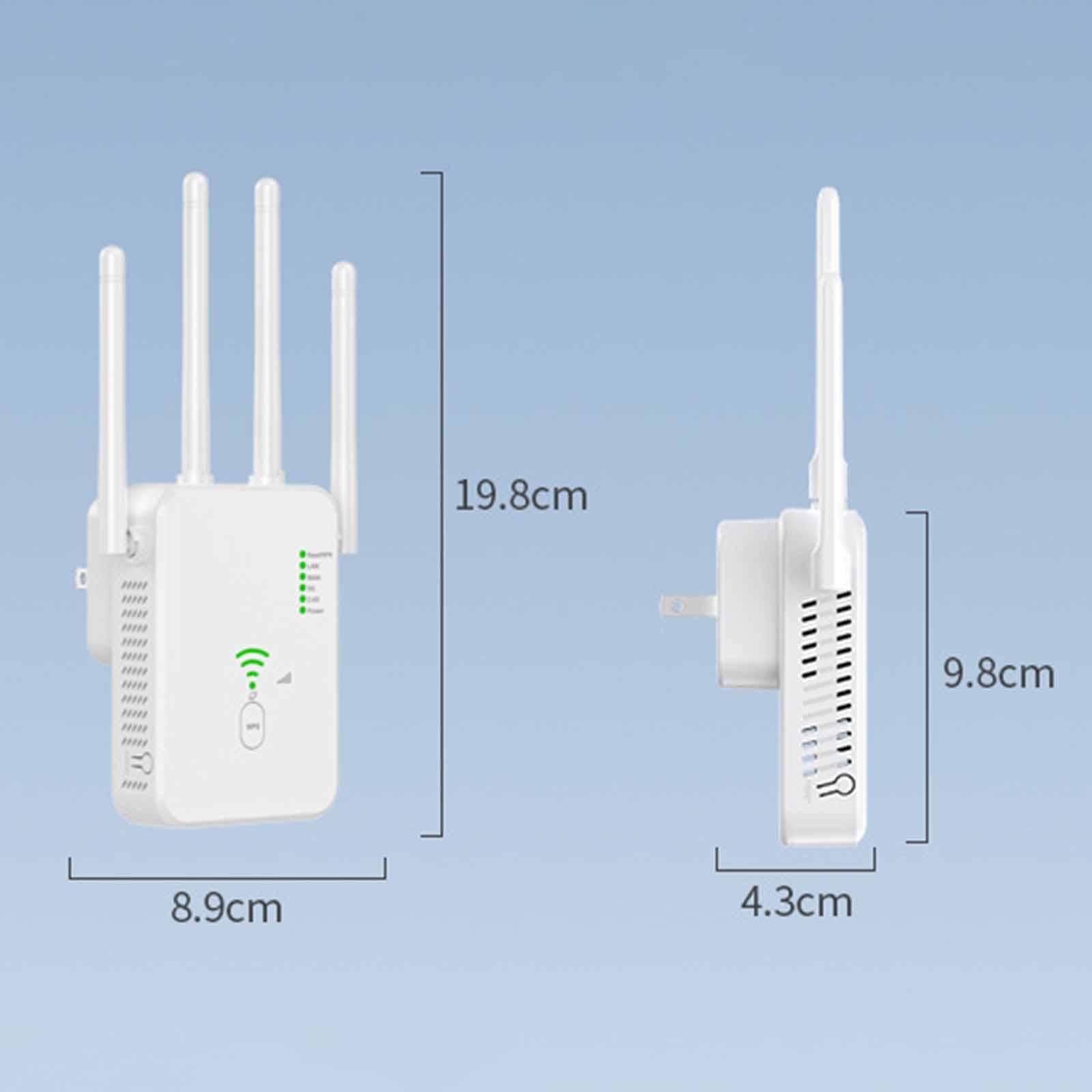 WiFi Amplifier WiFi  Wps Plug and Play Internet Extender EUR
