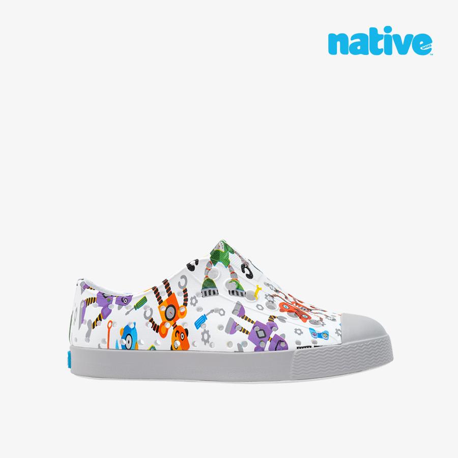 Giày Lười Trẻ Em Unisex NATIVE Jefferson Sugarlite Print Junior