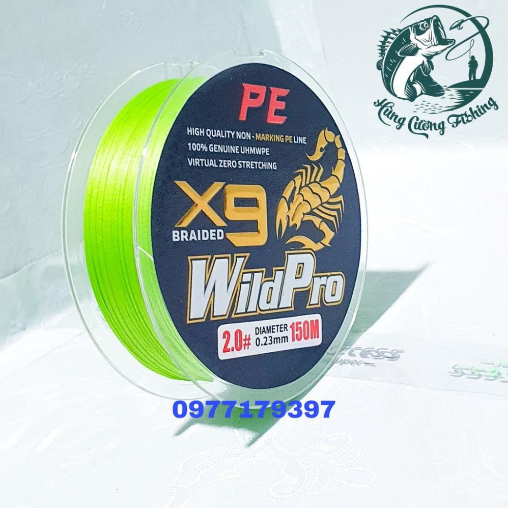 Dây dù PE Siêu Bền Câu Cá Dù x9 wild pro 150m Dây Câu Chất Lượng Dây Dù Câu Cá