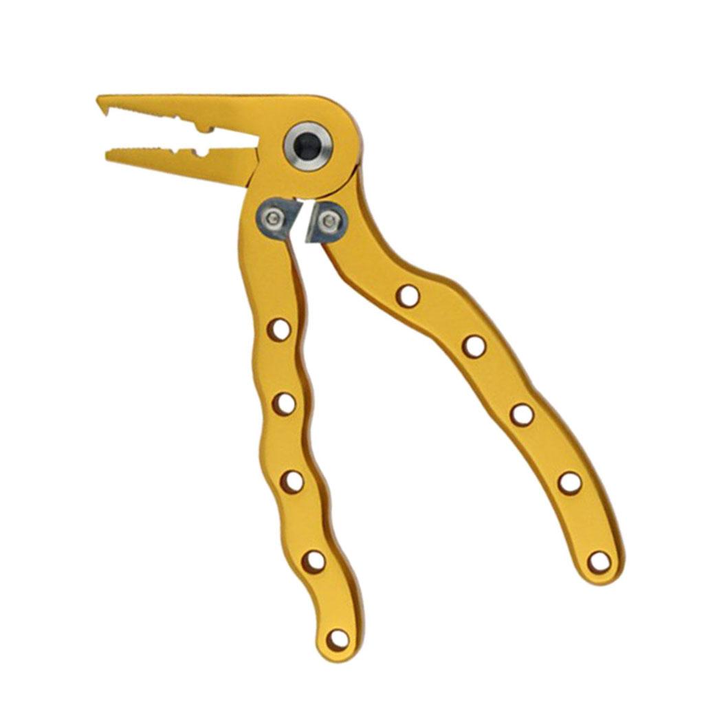 Multifunctional Fishing Plier Hook Remover Steel Wire Line Cutter