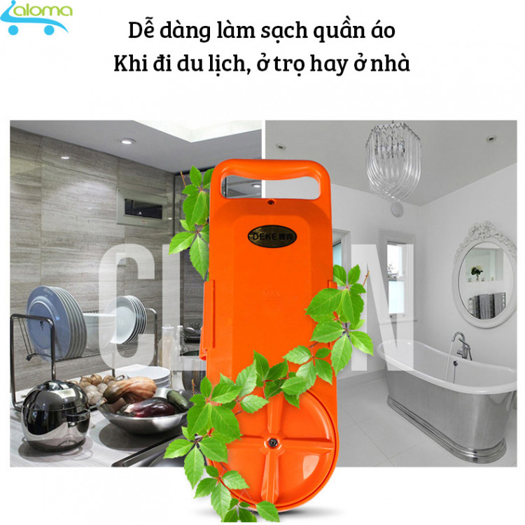 Máy giặt mini tại xô DEKE GT-16AC tiết kiệm điện cho sinh viên và em bé có hẹn giờ và đảo chiều gia dụng ALOMA