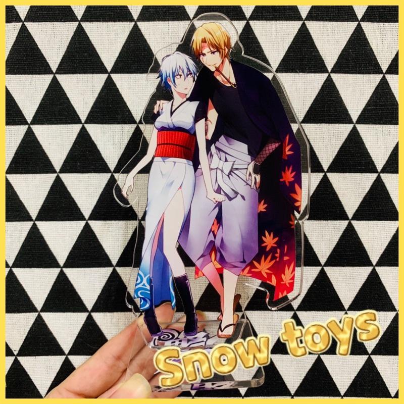 Mô Hình Tượng Standee Acrylic Mica - Gintama - Gintoki Shinpaᴄhi Kagura Otae Yamaᴢaki Kamui Katѕura Kondo - 