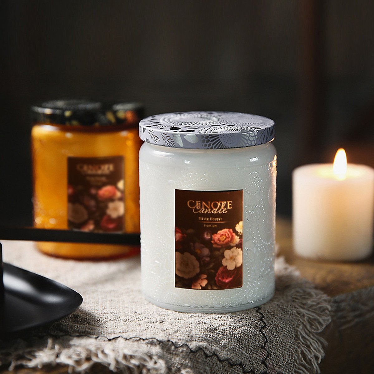 Nến Thơm Cenote Candle Tiêu Chuẩn Châu Âu, Sáp Đậu Nành An Toàn &amp; Không Khói