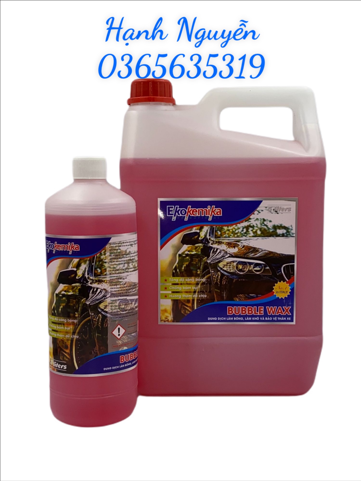 DUNG DỊCH LÀM BÓNG VÀ KHÔ THÂN XE BUBBLE WAS-5L