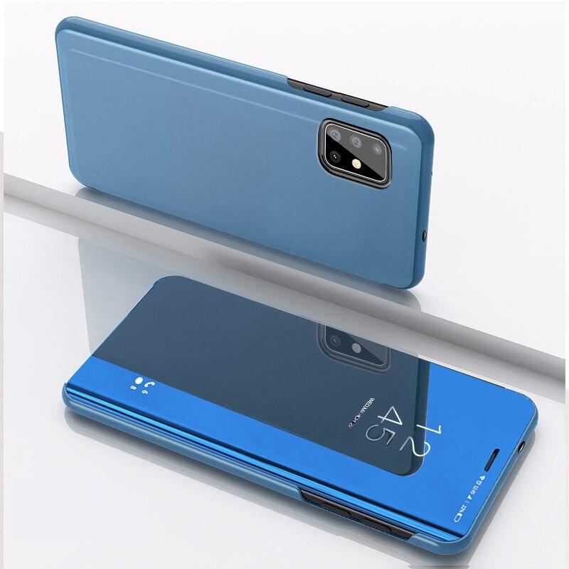 Bao Da Tráng Gương Thời Trang Cho Samsung Galaxy A01 A11 A21 A31 A41 A70E A51 A71 A81 A91