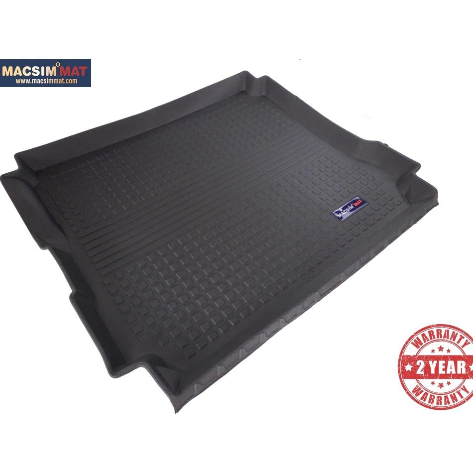 Thảm lót cốp xe ô tô LANDROVER Discovery 4 nhãn hiệu Macsim chất liệu TPV cao cấp màu đen