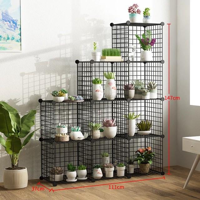 Combo 34 Tấm Tủ 9 Ô ,Tấm Lưới Thép Lắp Ghép Đa Năng Lắp Ghép Giá Kệ Tủ Đa Năng