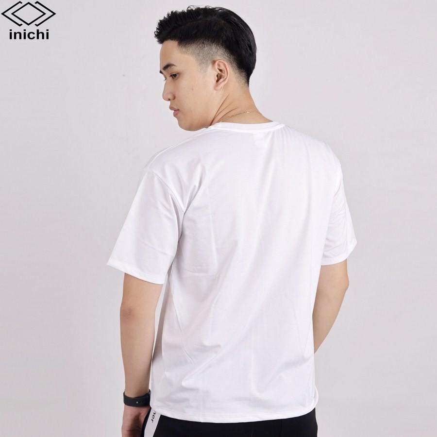 Áo thun tay lỡ form rộng INICHI A586 phong cách Unisex cho cả nam nữ hình in chữ OK