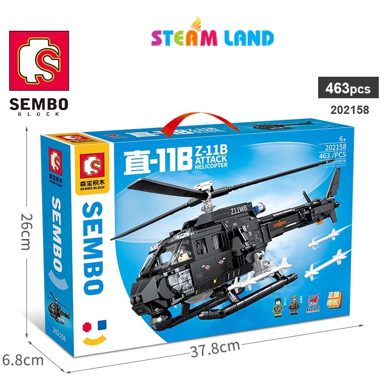 Đồ Chơi Lắp Ráp Trực Thăng Tấn Công Z-11B-SEMBO 202158