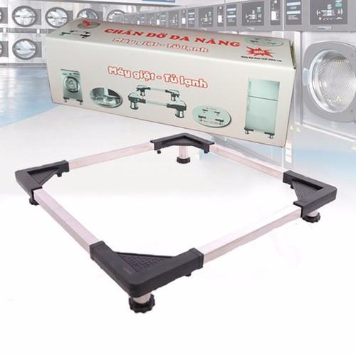 Kệ kê chân tủ lạnh máy giặt chân inox tiện dụng