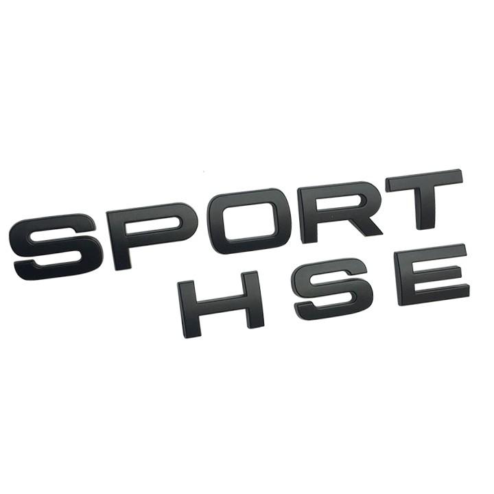 Logo Chữ Nổi SPORT HSE Dán Trang Trí Đuôi Xe