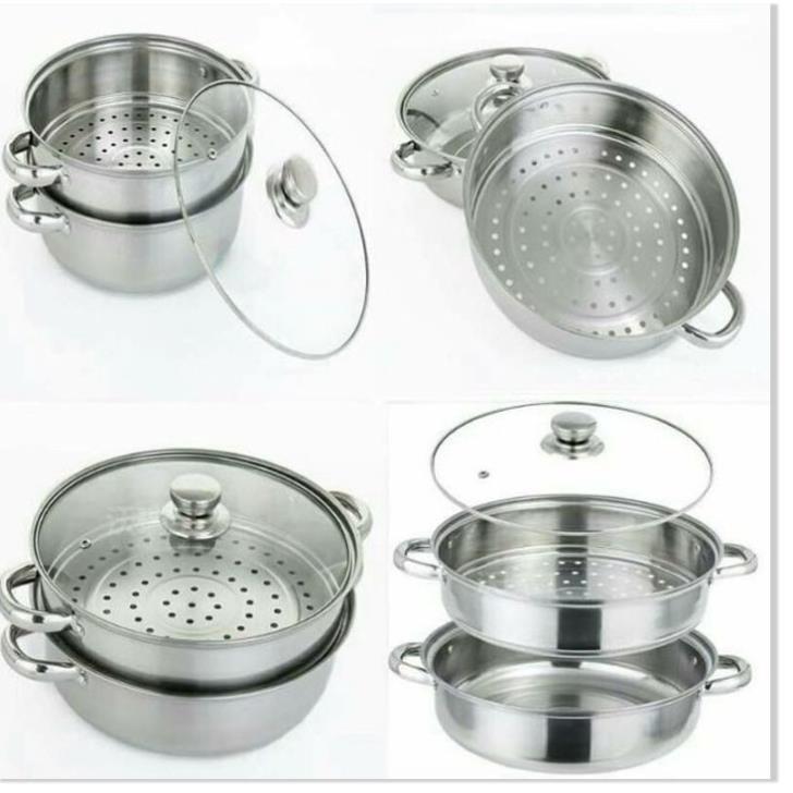 Nồi hấp inox 2 tầng POT size 28cm