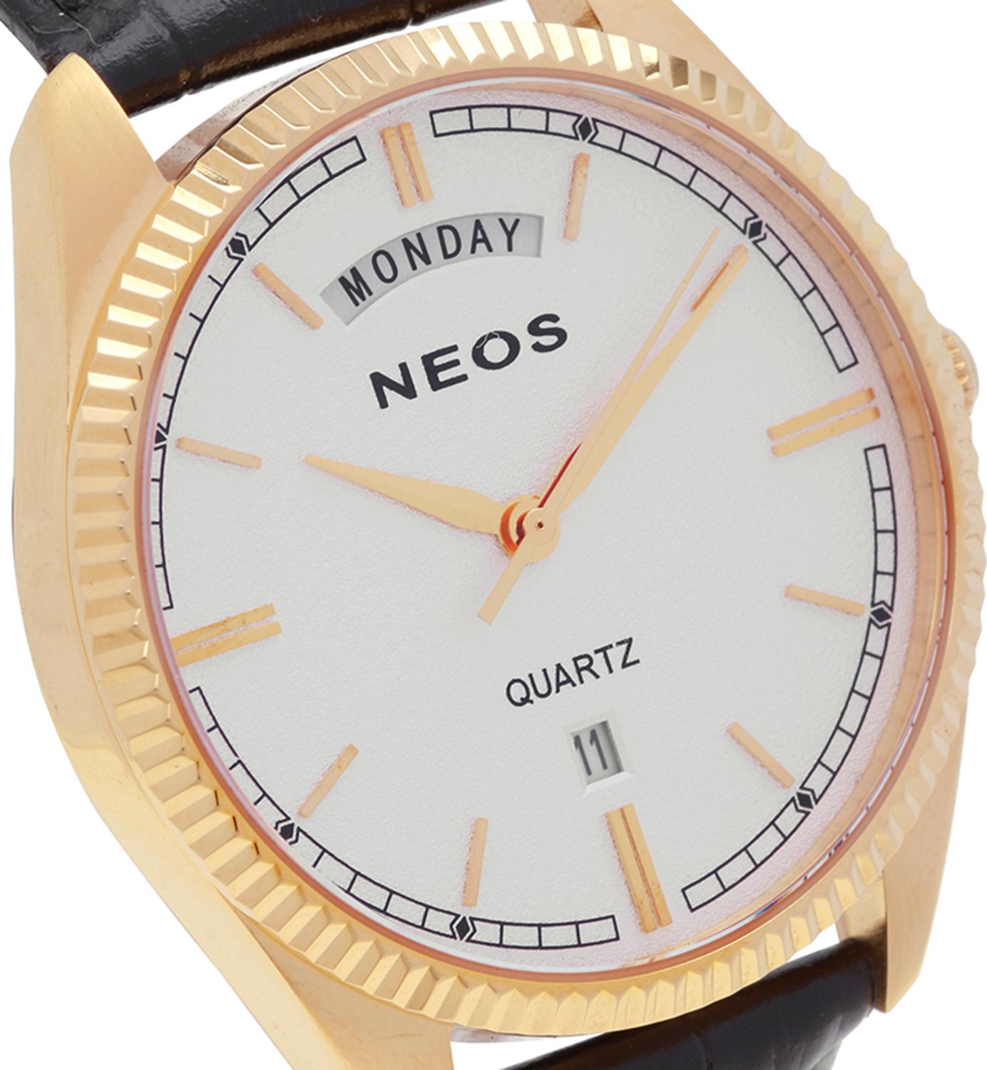 Đồng hồ Neos N-40703M nam dây da