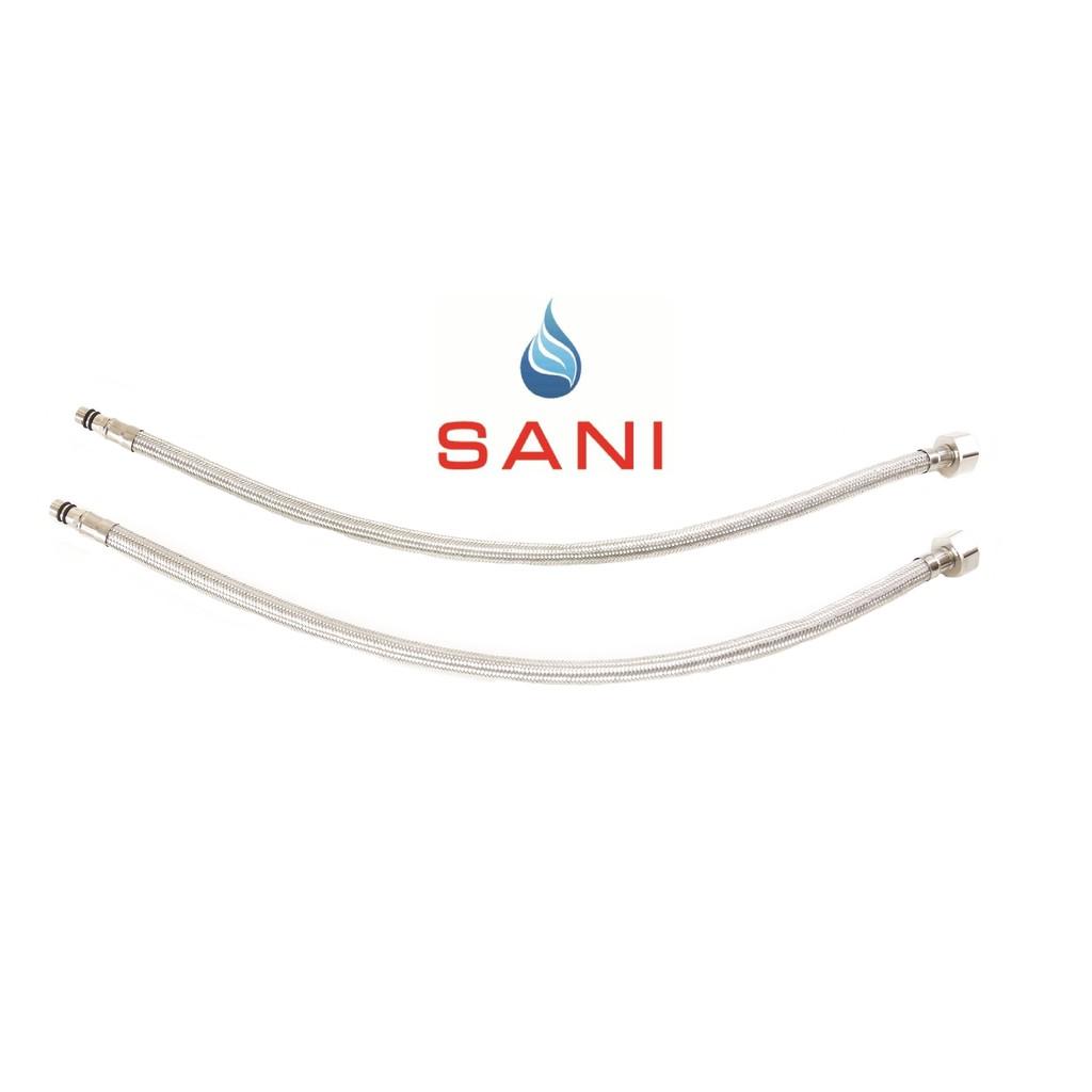 Vòi rửa bát nóng lạnh inox 304- tặng 2 dây cấp nước