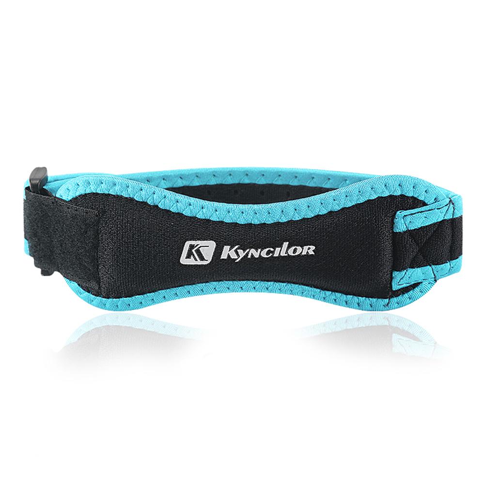 1PC điều chỉnh đầu gối có thể điều chỉnh ban nhạc KNEECAP KNEPEPADS Hỗ trợ đầu gối dây đeo bóng rổ bóng rổ bảo vệ thể thao chuyên nghiệp Color: Sky Blue