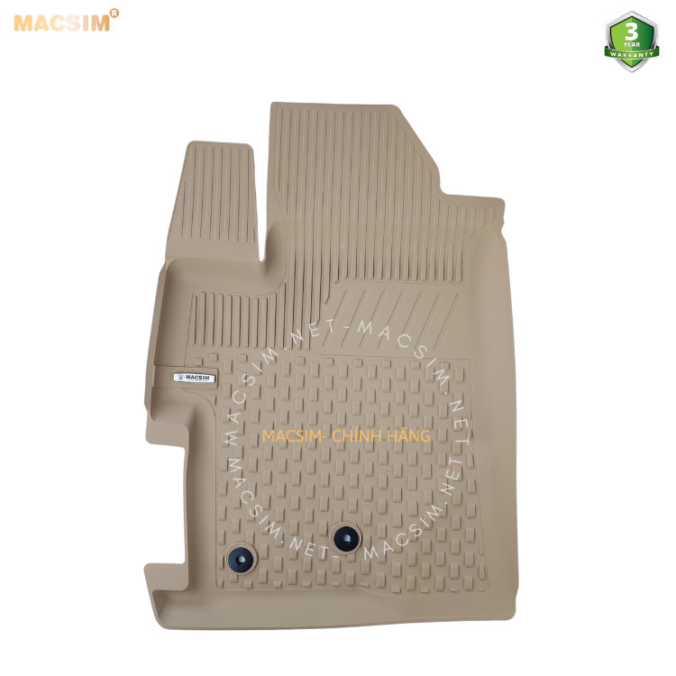 Thảm lót sàn ô tô nhựa Silicon Honda CIVIC 2012-2015 Beige Nhãn hiệu Macsim