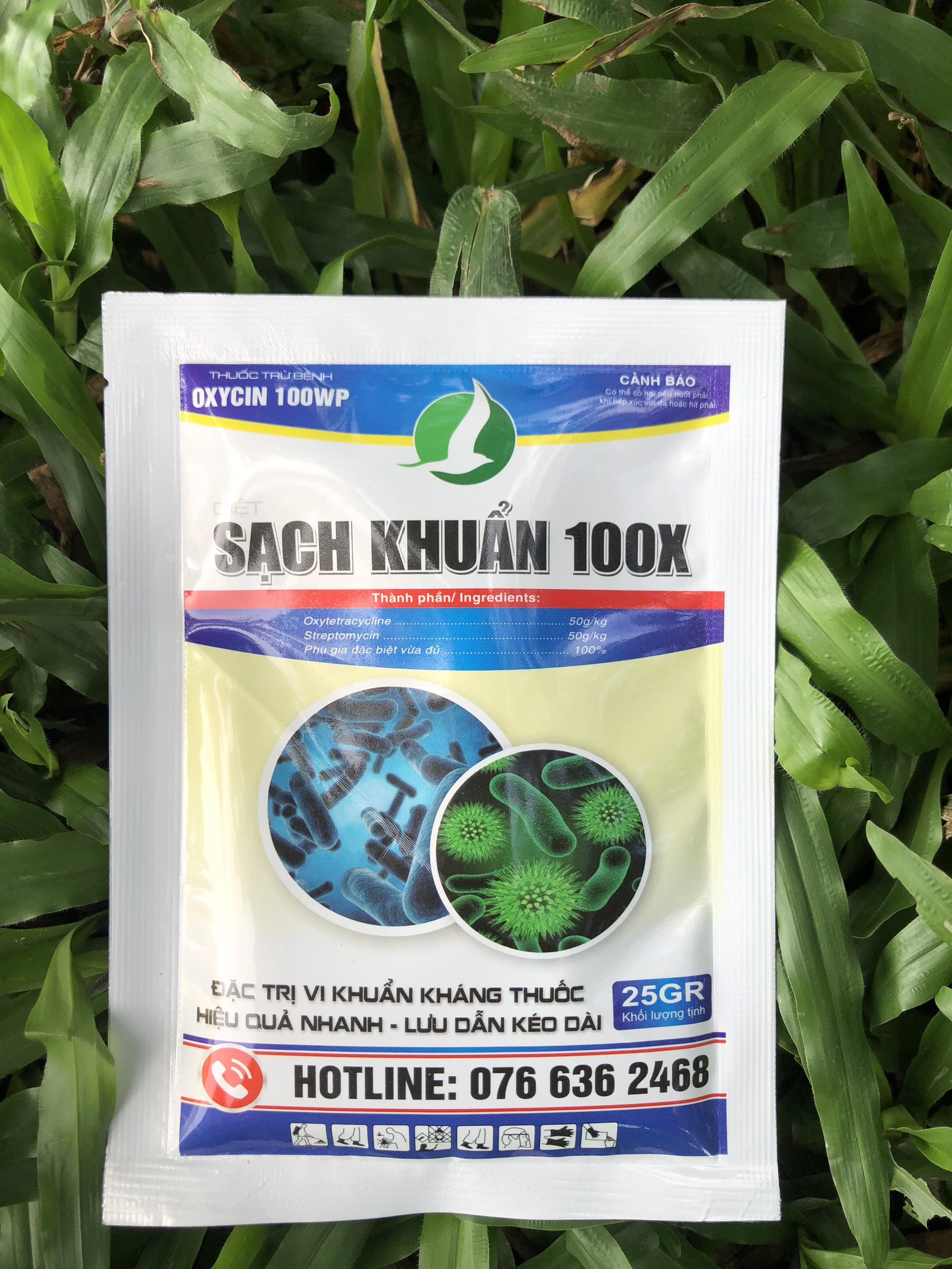 SẠCH KHUẨN 25 gram - HIỆU QUẢ TỨC THÌ/KHÔNG LO VI KHUẨN DÙNG CHO MỌI CÂY TRỒNG