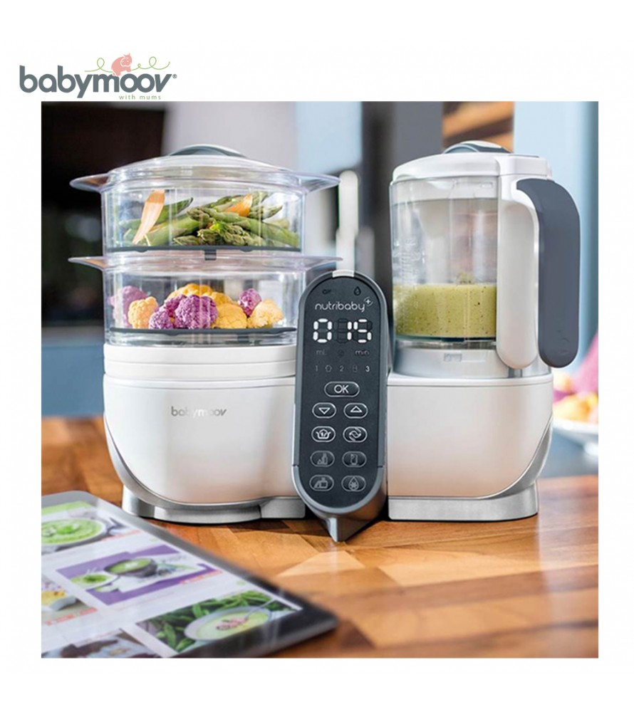 Máy Tiệt trùng Xay Hấp đa năng NUTRIBABY PLUS 5IN1 BABYMOOV - PHÁP