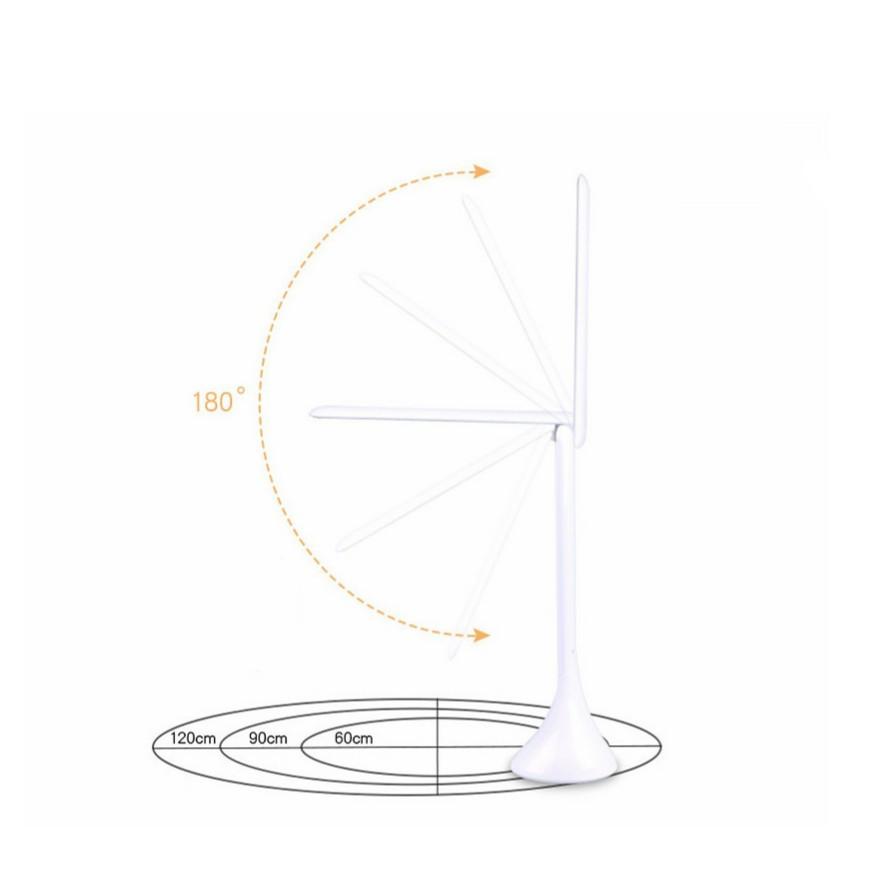 Đèn led để bàn pin sạc 600mAh đo nhiệt độ ngày giờ - ShopToro - AsiaMart