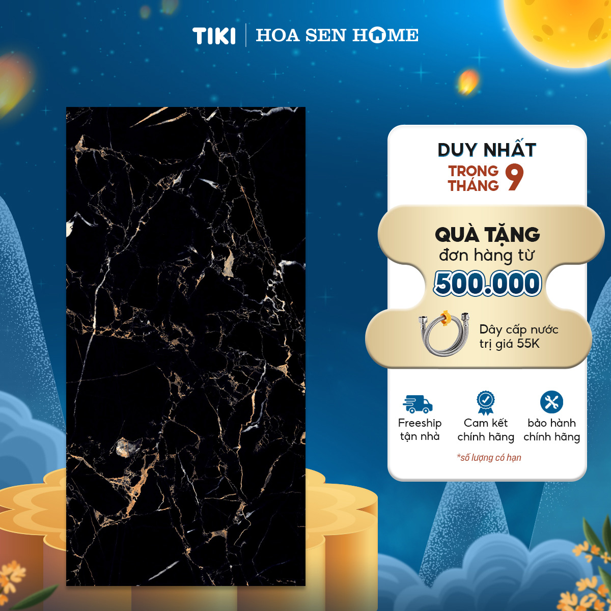 Gạch men lát nền LUSTRA INCEF0601200015 loại gạch granite vân đá tự nhiên, độ dày 8.8mm, gạch 1 face, kích thước 600mmx1200mm, thùng 2 viên - Hàng chính hãng