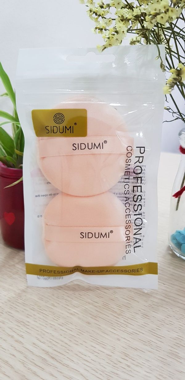 Bông Phấn Bột Nhỏ Sidumi 02 chiếc/túi SDM 112