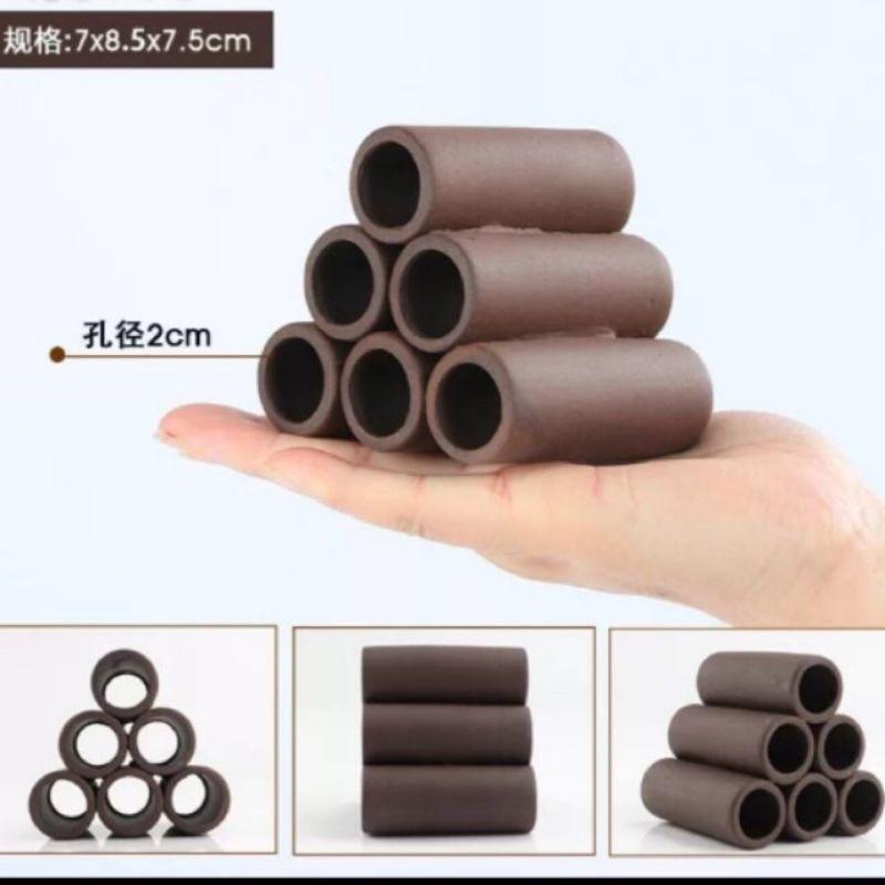 Hang Ống Gốm 3, Hang Ống Gốm 6 - Phụ kiện trang trí và Hang trú ẩn nấp cho Thủy Sinh