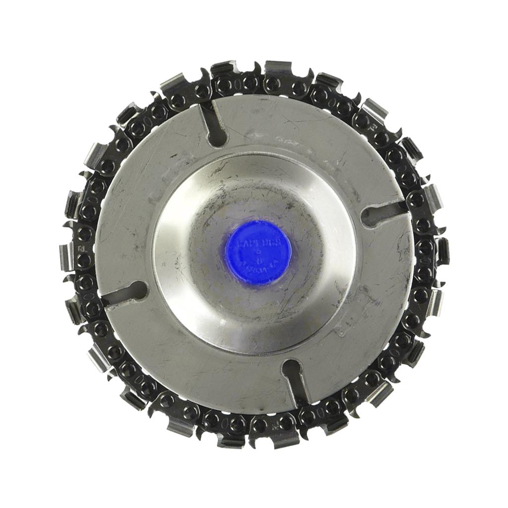 Wood Carving Disc for 4'' Cutter 4-1/2" Steel Angle Grinder 5/8" Arbor Disc