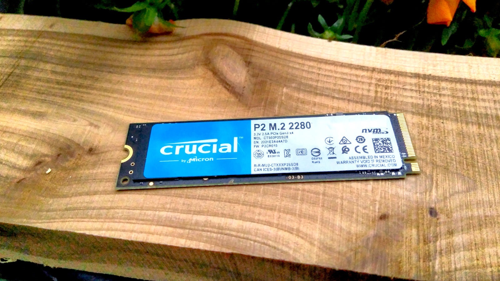 Ổ Cứng gắn trong SSD Crucial P2 M2 2280 3D NAND PCIe NVMe - Hàng Nhập Khẩu