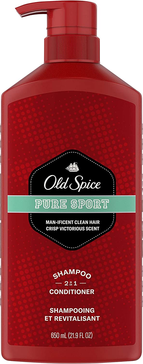 Combo 2 Dầu Gội OLD SPICE 2in1 Hương Nước Hoa Cho Nam Chai 650ml x2