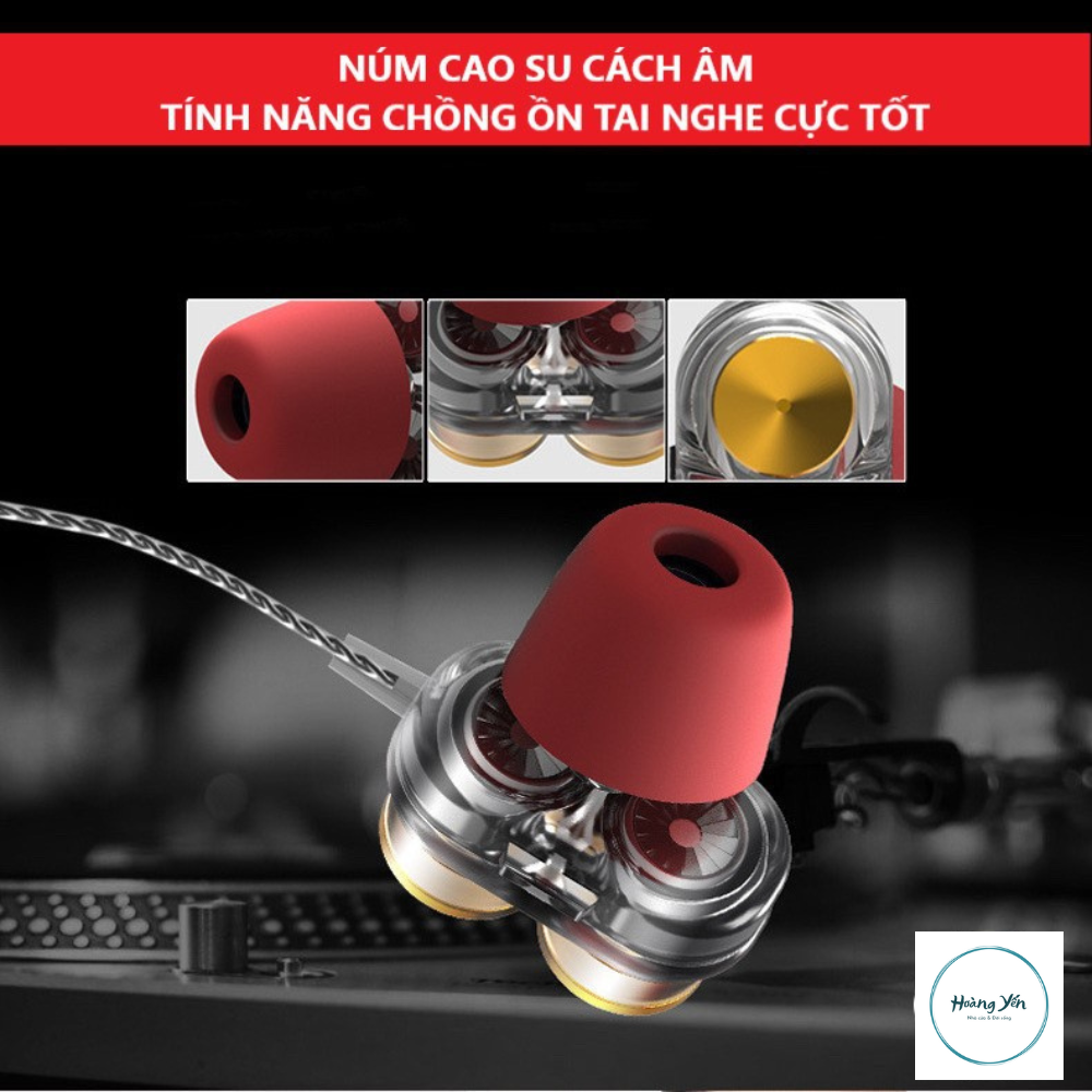 Tai Nghe Chống Ồn  8D Âm Thanh Vòm, Cao Cấp, Bass Khủng, Nghe Nhạc EDM, REMIX, Chơi Mọi Tựa Game