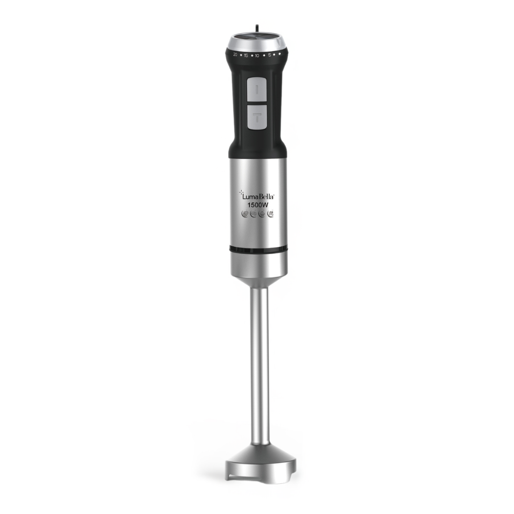 Máy xay cầm tay đa năng Lumabella LB-52020 công suất 1500W, lưỡi dao sắc bén xay nhuyễn mọi thực phẩm - HÀNG CHÍNH HÃNG